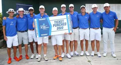 Florida men's golf No. T10 at 2022 NCAA Championships