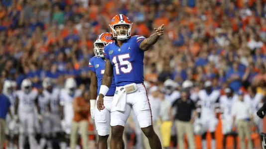 during the Gators' game against the Kentucky Wildcats on Saturday, September 10, 2022 at Ben Hill Griffin Stadium in Gainesville, Fla. / UAA Communications photo by Courtney Culbreath