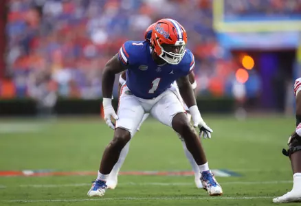 during the Gators' game against the Utah Utes on Saturday, September 3, 2022 at Ben Hill Griffin Stadium in Gainesville, Fla. / UAA Communications photo by Hannah White