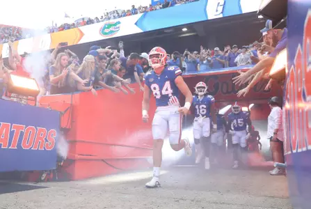 during the Gators' game against the Utah Utes on Saturday, September 3, 2022 at Ben Hill Griffin Stadium in Gainesville, Fla. / UAA Communications photo by Maddie Washburn