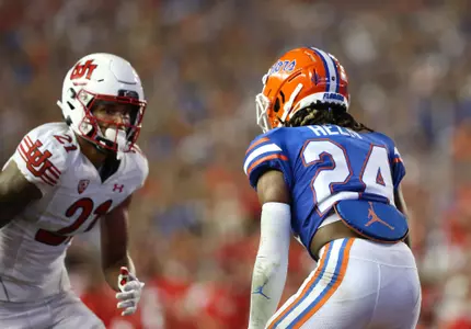 during the Gators' game against the Utah Utes on Saturday, September 3, 2022 at Ben Hill Griffin Stadium in Gainesville, Fla. / UAA Communications photo by Emma Bissell