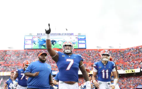 during the Gators' game against the Kentucky Wildcats on Saturday, September 10, 2022 at Ben Hill Griffin Stadium in Gainesville, Fla. / UAA Communications photo by Isabella Marley