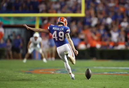 during the Gators' game against the Utah Utes on Saturday, September 3, 2022 at Ben Hill Griffin Stadium in Gainesville, Fla. / UAA Communications photo by Hannah White