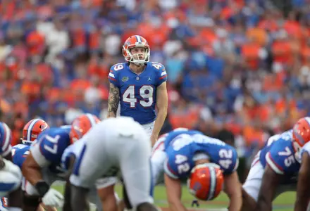 during the Gators' game against the Kentucky Wildcats on Saturday, September 10, 2022 at Ben Hill Griffin Stadium in Gainesville, Fla. / UAA Communications photo by Emma Bissell