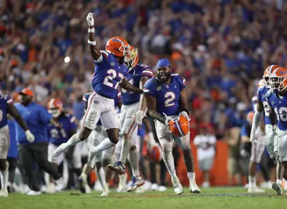 during the Gators' game against the Utah Utes on Saturday, September 3, 2022 at Ben Hill Griffin Stadium in Gainesville, Fla. / UAA Communications photo by Emma Bissell