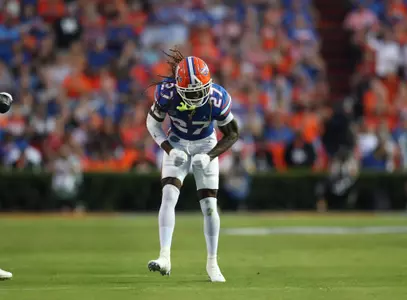 during the Gators' game against the Kentucky Wildcats on Saturday, September 10, 2022 at Ben Hill Griffin Stadium in Gainesville, Fla. / UAA Communications photo by Emma Bissell