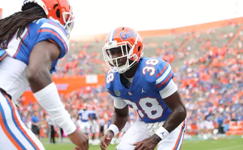 during the Gators' game against the Kentucky Wildcats on Saturday, September 10, 2022 at Ben Hill Griffin Stadium in Gainesville, Fla. / UAA Communications photo by Isabella Marley