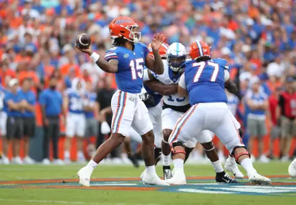 during the Gators' game against the Kentucky Wildcats on Saturday, September 10, 2022 at Ben Hill Griffin Stadium in Gainesville, Fla. / UAA Communications photo by Hannah White