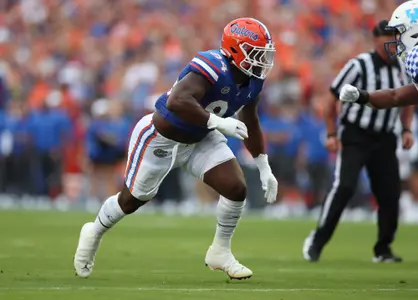 during the Gators' game against the Kentucky Wildcats on Saturday, September 10, 2022 at Ben Hill Griffin Stadium in Gainesville, Fla. / UAA Communications photo by Emma Bissell