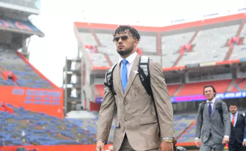 during the Gators' game against the Utah Utes on Saturday, September 3, 2022 at Ben Hill Griffin Stadium in Gainesville, Fla. / UAA Communications photo by Isabella Marley