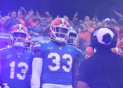 during the Gators' game against the Kentucky Wildcats on Saturday, September 10, 2022 at Ben Hill Griffin Stadium in Gainesville, Fla. / UAA Communications photo by Emma Bissell