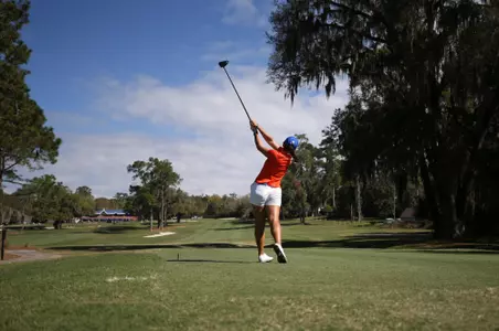 Florida Gators women's golf on Saturday, March 5, 2022 at the Mark Bostick Golf Course in Gainesville, FL / UAA Communications photo by Anna Carrington