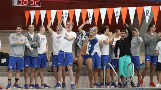 during the Gators' meet against the Arkansas Razorbacks and Nova Sharks on Friday, September 23, 2022 at the Stephen C. O?Connell Center Natatorium in Gainesville, FL / UAA Communications photo by Ashley Ray