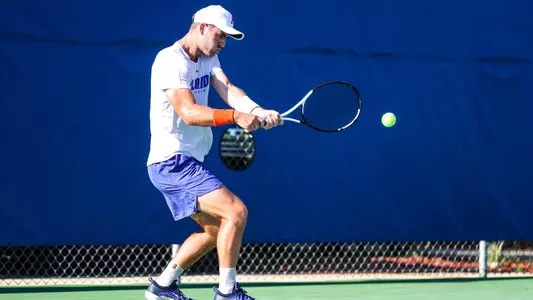 during the Gators' practice on Wednesday, September 7, 2022 at Linder Stadium at Ring Tennis Complex in Gainesville, FL / UAA Communications photo by Ashley Ray