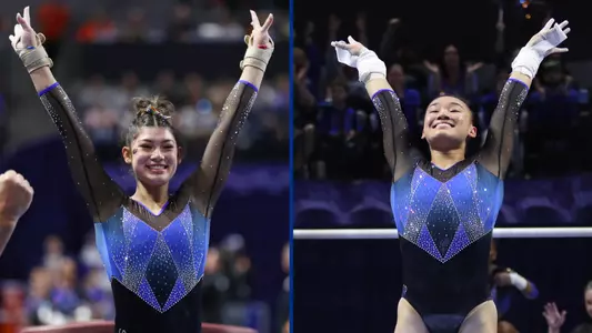 Kayla DiCello (left) and Leanne Wong - 230113