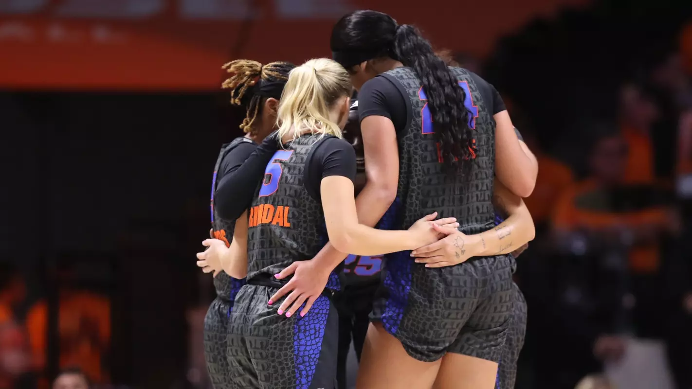 during the Gators' game against the Lady Volunteers on Thursday, January 19, 2023 at Thompson-Boling Arena in Knoxville, TN / UAA Communications photo by Emma Bissell