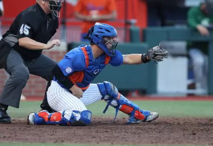 during the Gators' game against the Stetson Hatters on Sunday, November 6, 2022 at Florida Ballpark in Gainesville, FL / UAA Communications photo by Chloe Hyde