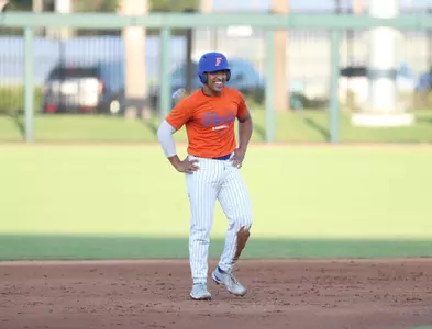during the Gators' scrimmage on Thursday, October 27, 2022 at Florida Ballpark in Gainesville, FL / UAA Communications photo by Sydney Calle