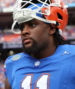 during the Gators' game against the Vanderbilt Commodores on Saturday, October 7, 2023 at Ben Hill Griffin Stadium in Gainesville, Fla. / UAA Communications photo by Maddie Washburn