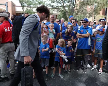 during the Gators' game against the Vanderbilt Commodores on Saturday, October 7, 2023 at Ben Hill Griffin Stadium in Gainesville, Fla. / UAA Communications photo by Maddie Washburn