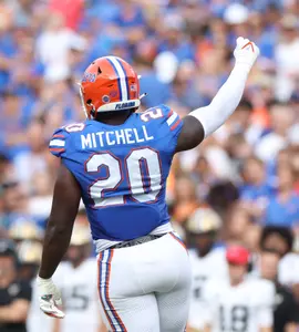 during the Gators' game against the Vanderbilt Commodores on Saturday, October 7, 2023 at Ben Hill Griffin Stadium in Gainesville, Fla. / UAA Communications photo by Maddie Washburn