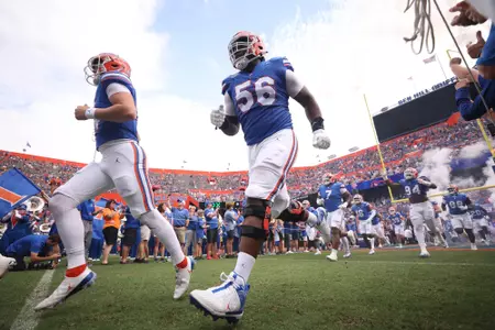 Christian Williams during the Gators' game against the Vanderbilt Commodores on Saturday, October 7, 2023 at Ben Hill Griffin Stadium in Gainesville, Fla. / UAA Communications photo by Molly Kaiser