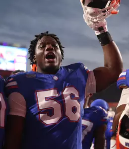 during the Gators' game against the Vanderbilt Commodores on Saturday, October 7, 2023 at Ben Hill Griffin Stadium in Gainesville, Fla. / UAA Communications photo by Te'a Startz