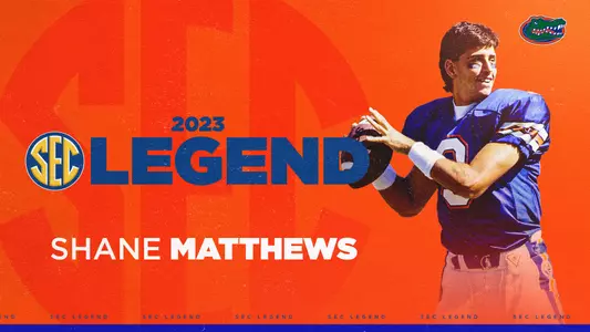 Shane Matthews 2023 SEC Legend Class