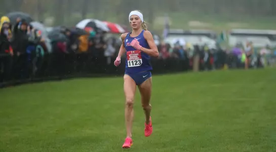 Parker Valby Finish Line at Nuttycombe