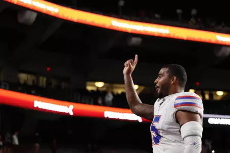 Derek Wingo during the Gators' game against the South Carolina Gamecocks on Saturday, October 14, 2023 at Williams - Brice Stadium in Columbia, South Carolina / UAA Communications photo by Molly Kaiser
