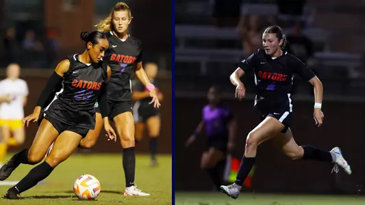 Daviana Vaka (left) and Megan Hinnenkamp - Oct. 2, 2023 SEC Players of the Week