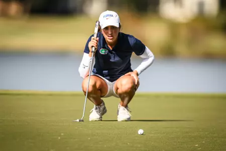West Point, MS - October 23, 2023 - Florida Women’s Golf at the Ally in West Point,MS.  Photo by Jared Thomas