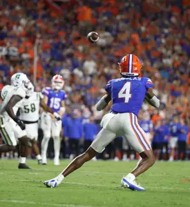 during the Gators' game against the Charlotte 49ers on Saturday, September 23, 2023 at Ben Hill Griffin Stadium in Gainesville, Fla. / UAA Communications photo by Gabriella Whisler