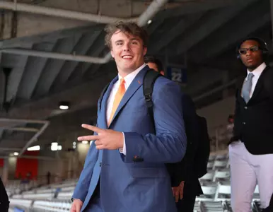 during the Gators' game against the McNeese State Cowboys on Saturday, September 9, 2023 at Ben Hill Griffin Stadium in Gainesville, Fla. / UAA Communications photo by Ashley Ray