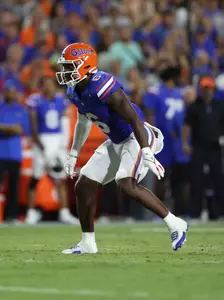 during the Gators' game against the McNeese State Cowboys on Saturday, September 9, 2023 at Ben Hill Griffin Stadium in Gainesville, Fla. / UAA Communications photo by Maddie Washburn