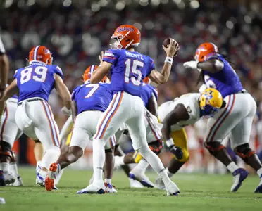 during the Gators' game against the McNeese State Cowboys on Saturday, September 9, 2023 at Ben Hill Griffin Stadium in Gainesville, Fla. / UAA Communications photo by Ashley Ray