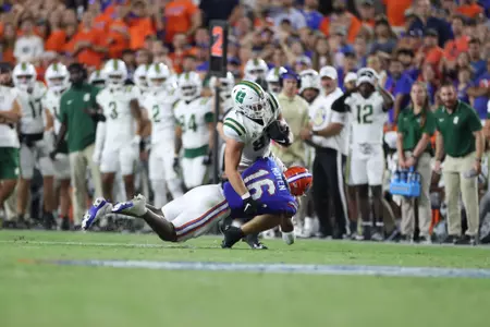 during the Gators' game against the Charlotte 49ers on Saturday, September 23, 2023 at Ben Hill Griffin Stadium in Gainesville, Fla. / UAA Communications photo by Mallory Peak