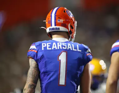 during the Gators' game against the McNeese State Cowboys on Saturday, September 9, 2023 at Ben Hill Griffin Stadium in Gainesville, Fla. / UAA Communications photo by Ashley Ray