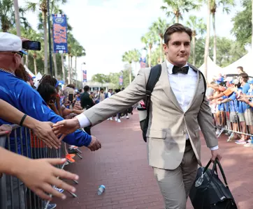 during the Gators' game against the Tennessee Volunteers on Saturday, September 16, 2023 at Ben Hill Griffin Stadium in Gainesville, Fla. / UAA Communications photo by Maddie Washburn