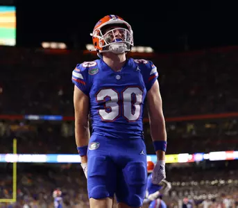 during the Gators' game against the Tennessee Volunteers on Saturday, September 16, 2023 at Ben Hill Griffin Stadium in Gainesville, Fla. / UAA Communications photo by Maddie Washburn