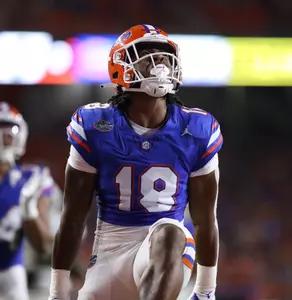 during the Gators' game against the Charlotte 49ers on Saturday, September 23, 2023 at Ben Hill Griffin Stadium in Gainesville, Fla. / UAA Communications photo by Gabriella Whisler