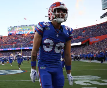during the Gators' game against the Tennessee Volunteers on Saturday, September 16, 2023 at Ben Hill Griffin Stadium in Gainesville, Fla. / UAA Communications photo by Maddie Washburn