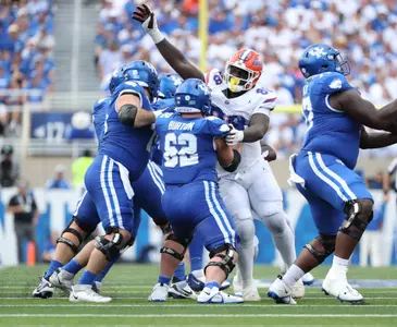 during the Gators' game against the Kentucky Wildcats on Saturday, September 30, 2023 at Kroger Field in Lexington, Kentucky / UAA Communications photo by Ashley Ray