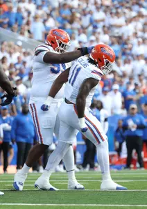 during the Gators' game against the Kentucky Wildcats on Saturday, September 30, 2023 at Kroger Field in Lexington, Kentucky / UAA Communications photo by Ashley Ray
