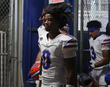 during the Gators' game against the Kentucky Wildcats on Saturday, September 30, 2023 at Kroger Field in Lexington, Ky. / UAA Communications photo by Maddie Washburn