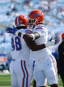 during the Gators' game against the Kentucky Wildcats on Saturday, September 30, 2023 at Kroger Field in Lexington, Kentucky / UAA Communications photo by Ashley Ray