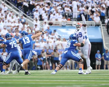 during the Gators' game against the Kentucky Wildcats on Saturday, September 30, 2023 at Kroger Field in Lexington, Kentucky / UAA Communications photo by Ashley Ray