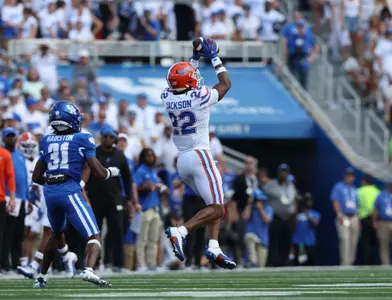 during the Gators' game against the Kentucky Wildcats on Saturday, September 30, 2023 at Kroger Field in Lexington, Ky. / UAA Communications photo by Maddie Washburn