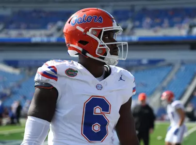 during the Gators' game against the Kentucky Wildcats on Saturday, September 30, 2023 at Kroger Field in Lexington, Ky. / UAA Communications photo by Maddie Washburn
