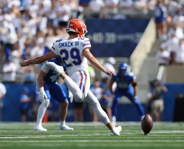 during the Gators' game against the Kentucky Wildcats on Saturday, September 30, 2023 at Kroger Field in Lexington, Ky. / UAA Communications photo by Maddie Washburn